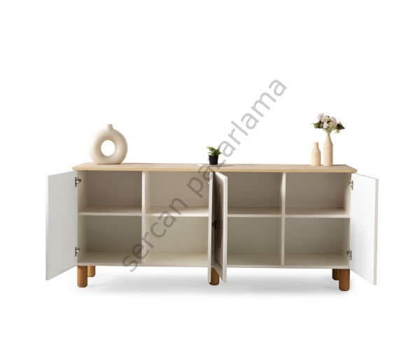 3517 - Orion Konsol - Ekru/Meşe