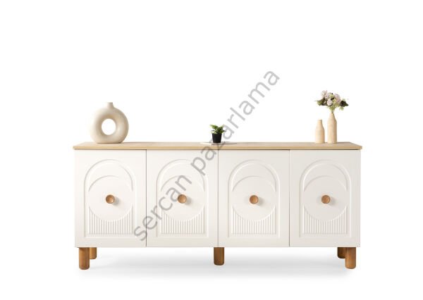 3517 - Orion Konsol - Ekru/Meşe