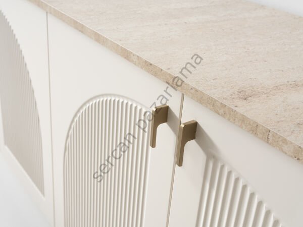 3518 - Vega Konsol - Ekru/Traverten