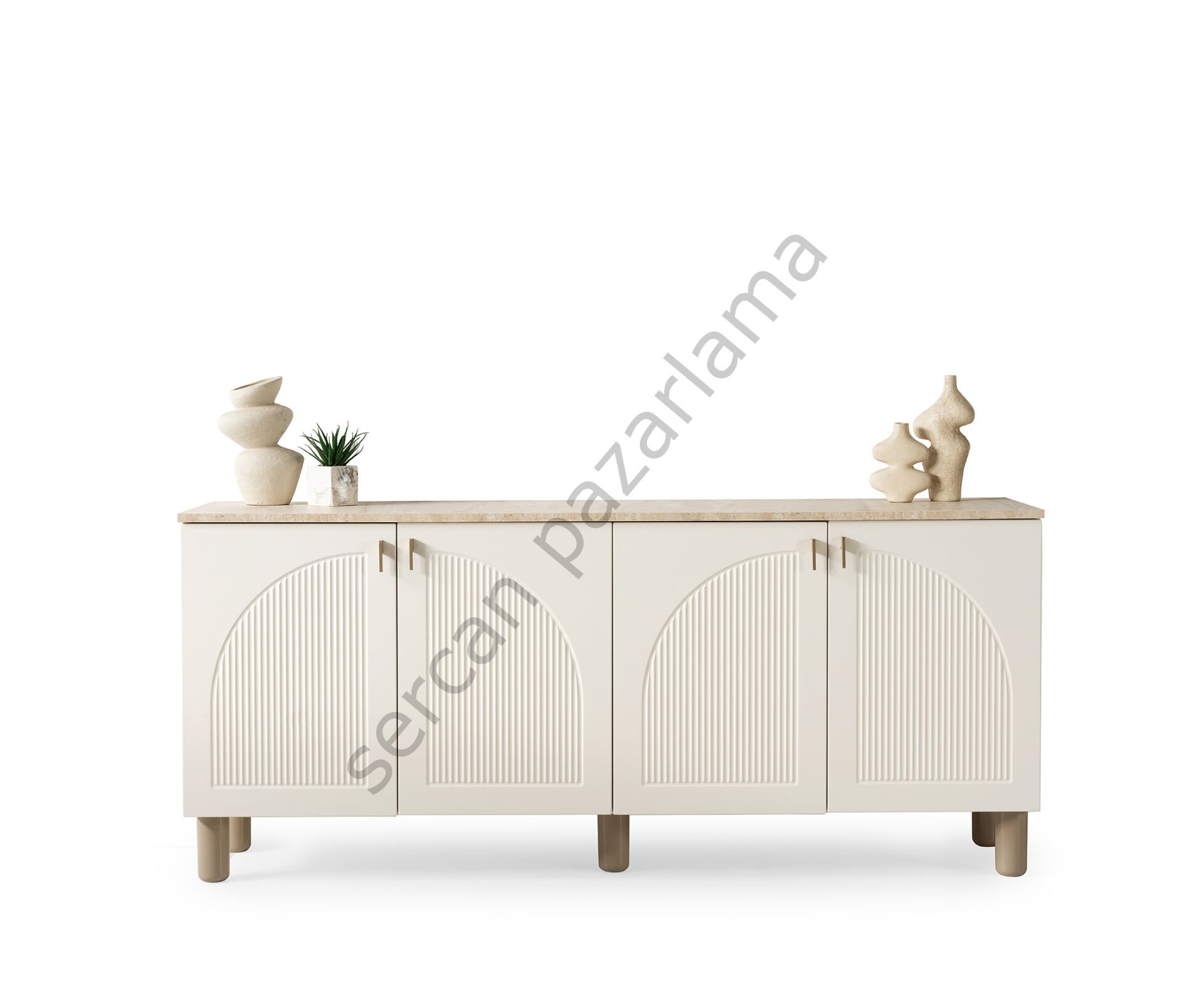 3518 - Vega Konsol - Ekru/Traverten