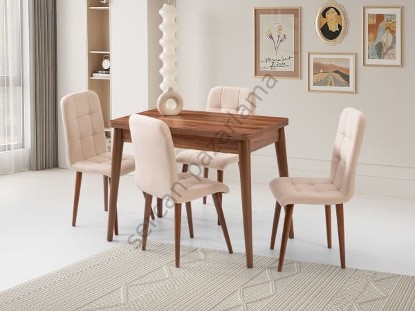 1334-2065 - Rüya Masa Sandalye Takımı - Ceviz